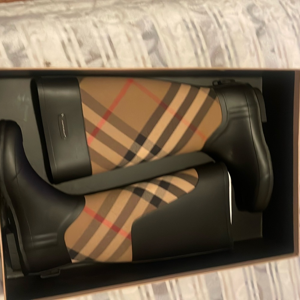 Rainboot Clemence Bi-Material Burberry